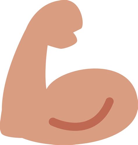 Muscle Emoji, Bodybuilding Sign, Fitness Symbol, Workout Graphic, Gym ...