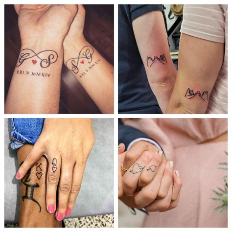 cute unique matching couple tattoos true love tattoo designs meeoff