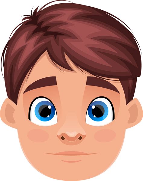 Little kid face expression clipart design illustration 9385497 PNG