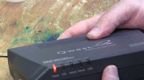 actiontec gt dsl modem repair youtube