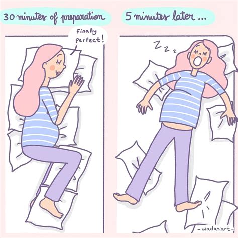 Pregnancy - When you try to sleep on your side but wake up on your back