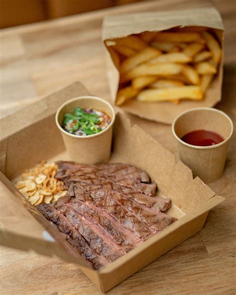 salad sloanes dry aged wagyu beef flat ironyour  perfectly
