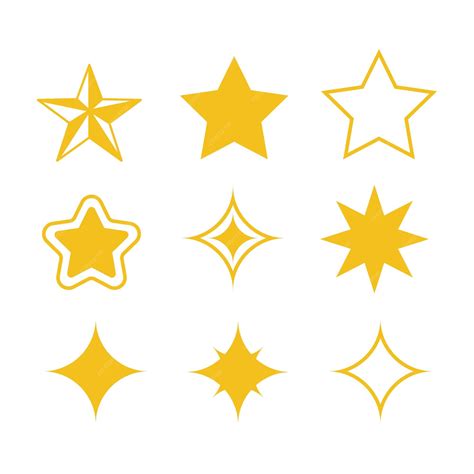 Premium Vector | Mixed stars vector illustration