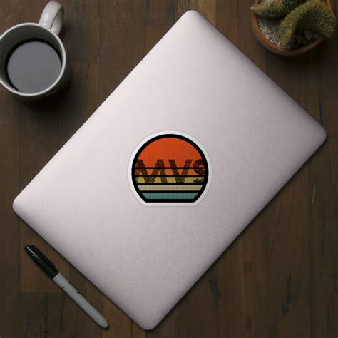 Mountain View School Retro logo - School - Sticker | TeePublic