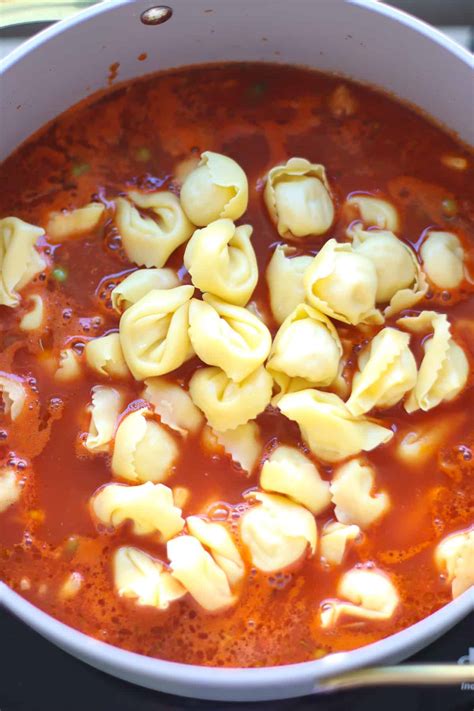 Sausage Spinach Tortellini Soup - MJ and Hungryman