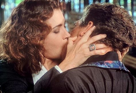In Ace Ventura: Pet Detective (1994) when Einhorn kisses Dan Marino an
