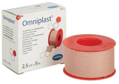 Пластырь Омнипласт/Omniplast тканевой телесного цвета 5 м х 2,5 см ...