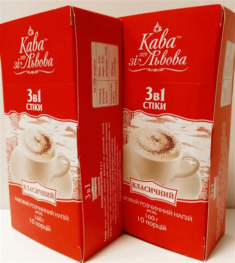 Купить Упаковка кофейного растворимого напитка 3 в 1 Классический в ...