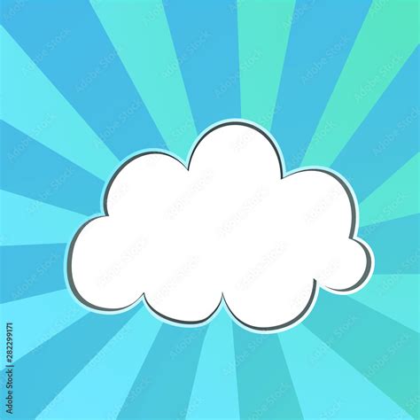 simply flat cloud vector illustration cloud symbol   design