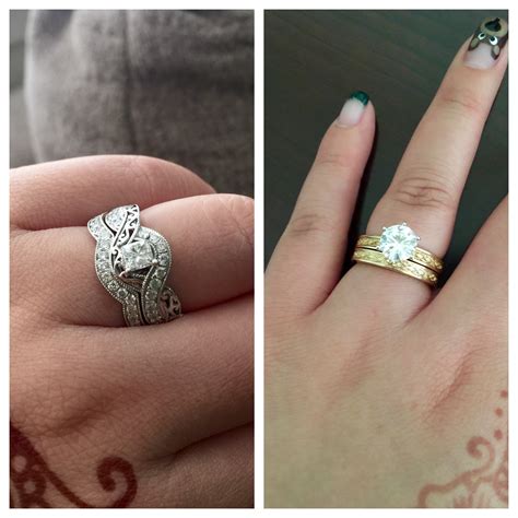 is the wedding ring and engagement ring the same 4