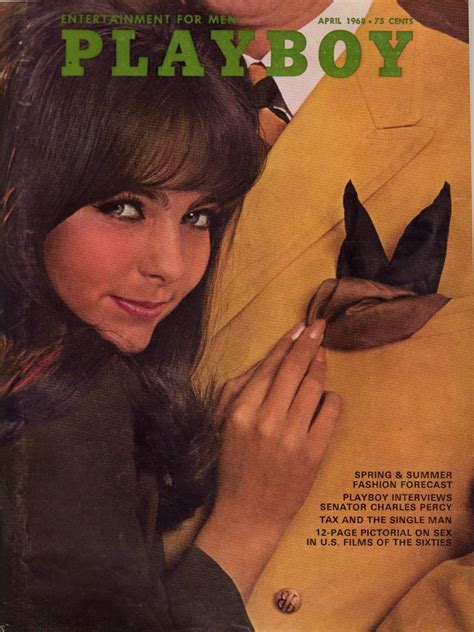PLAYBOY APRIL 1968 Gaye Rennie Dolly Reed Syd Charisse Woody Allen