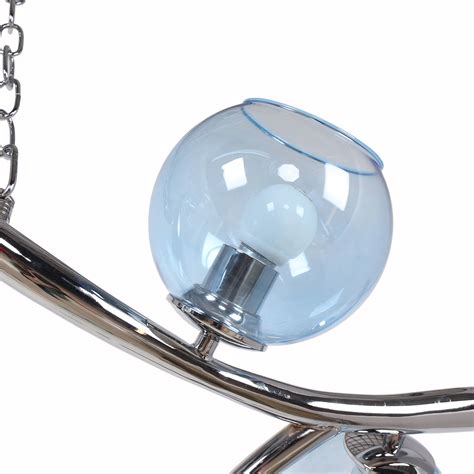 Luxure Chandelier (Brass // Amber Glass) - Contempo Lights - Touch of