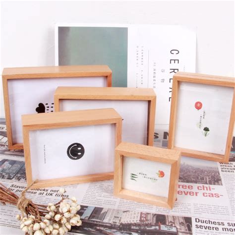 minimalist natural wood picture frame life changing products