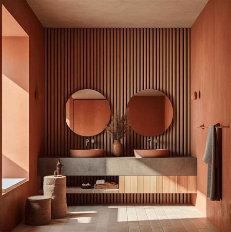 Salle de bain terracotta : 20 photos et idées pour vous inspirer