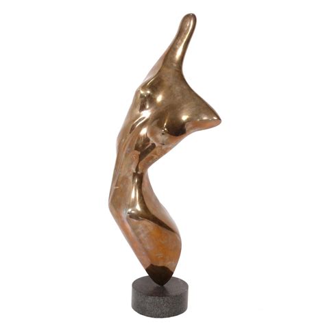 Important Art Deco Bronze "Crouching Female Nude" by Jean Ortis at 1stDibs