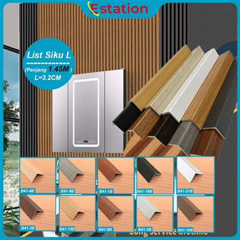 jual  meter list sudut siku  wpc wallpanel list penutup wpc