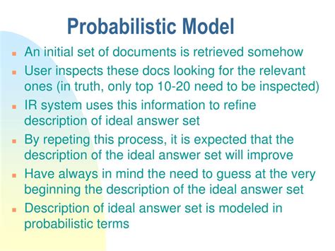 probabilistic model powerpoint    id
