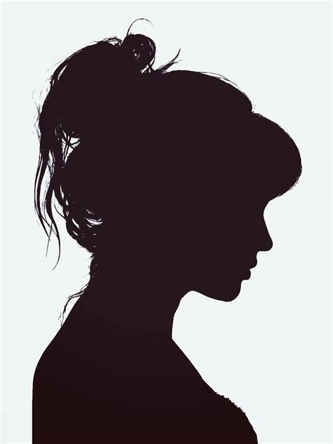 Cartoon Woman Silhouette Art Woman Silhouette Girl Si - vrogue.co