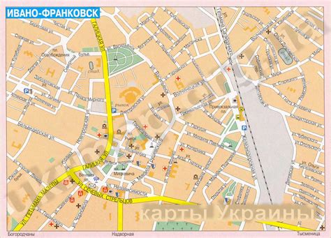 Карта Ивано-Франковска