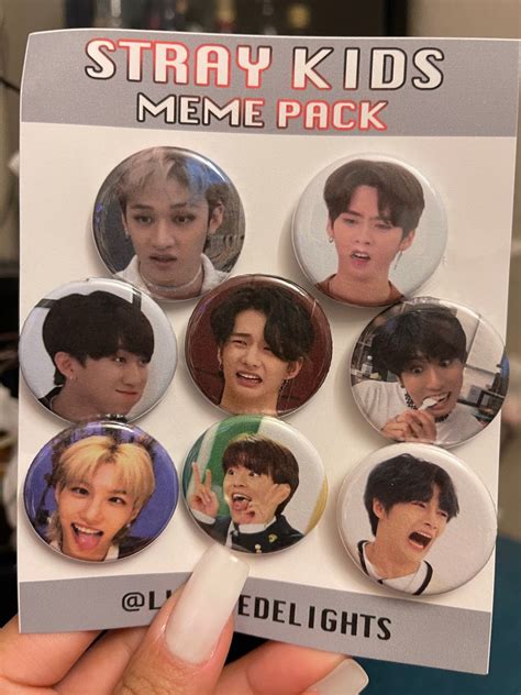 SKZ Meme Buttons - Etsy