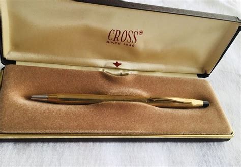 Cross Pen #4502 10kt Gold Filled Ballpoint Pen in Original Box & Case #Cross | Cross pens, Pens ...