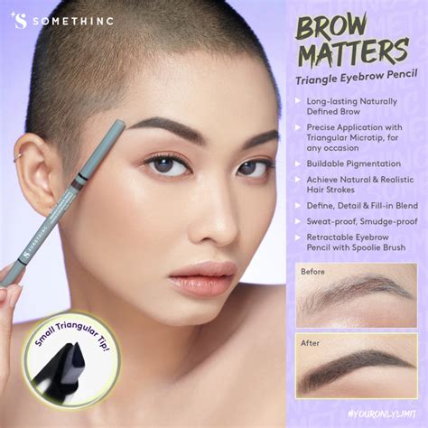 buy somethinc brow matters triangle eyebrow pencil original  deals