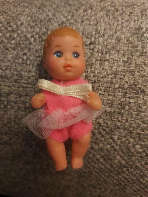 Vintage 1985 Mattel Barbie Baby Sister KRISSY Doll Blue Eyes Blonde