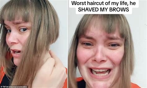 woman left  tears   worst haircut   life   money