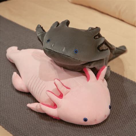 Colorful Big Axolotl Plush - PlushPillows