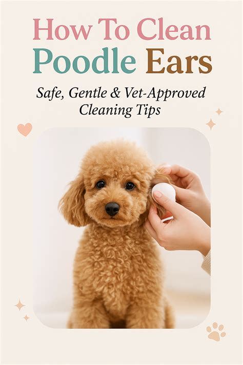 how to clean poodle ears