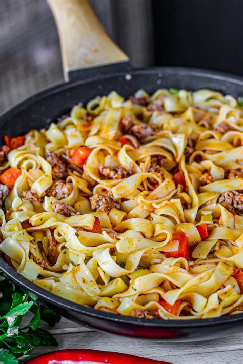 The best ever italian drunken noodles – Artofit