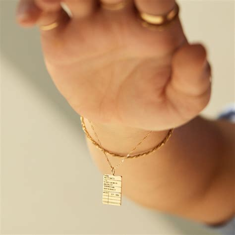 Solid 14k Gold Library Card Charm | Catbird