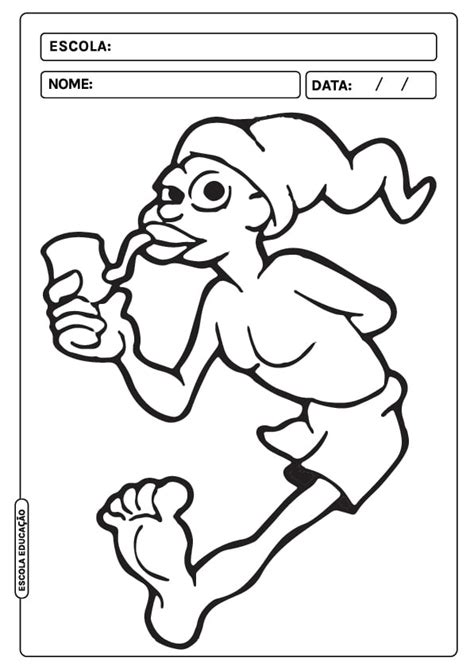 Desenhos Do Saci Para Colorir - 58 Desenhos do Saci Pererê para colorir - Folclore brasileiro
