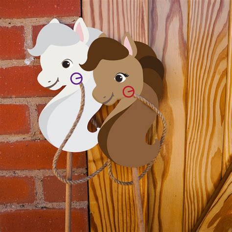 Hobby Horse Printable - Stick Horse Printable - DIY Hobby Horse - Horse ...