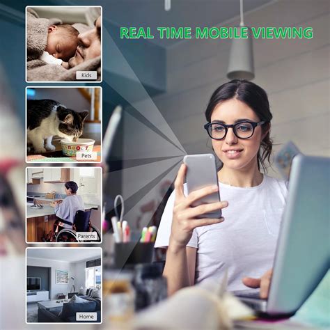 Mini cámara oculta inalámbrica con audio y video, cámara de seguridad