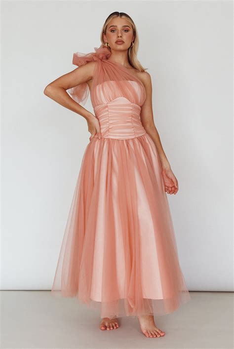 Shop the Let's Elope Bow Shoulder Midi Dress Lipstick