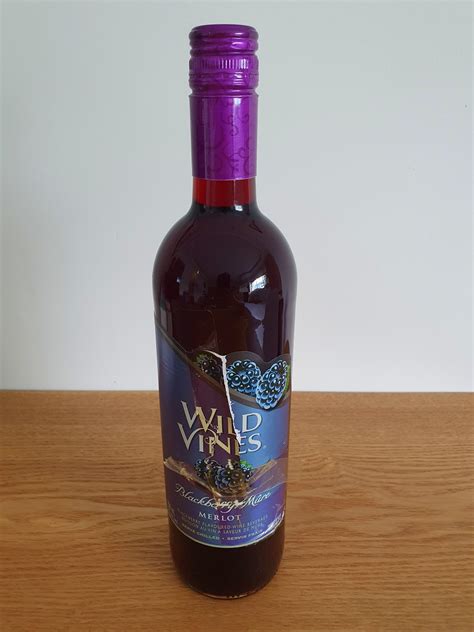 Wild Vines Blackberry Merlot 750mL, Food & Drinks, Alcoholic Beverages