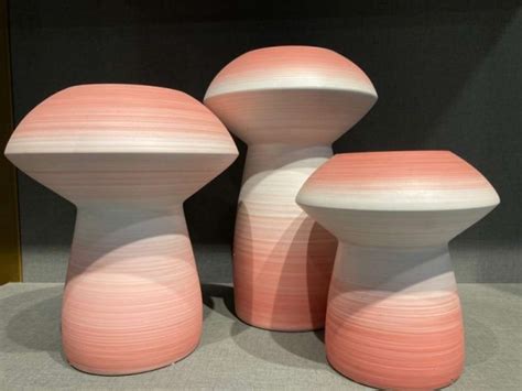 jual vase ceramic vas keramik modern style set    seller