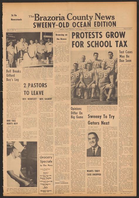 The Brazoria County News (Sweeny, Tex.), Vol. 2, No. 49, Ed. 2 Thursday ...