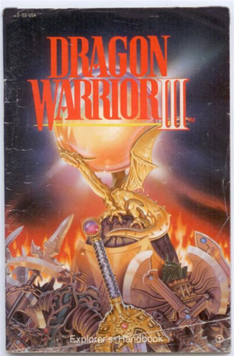 manual dragon warrior iii nintendo nes instructions  sale dkoldies