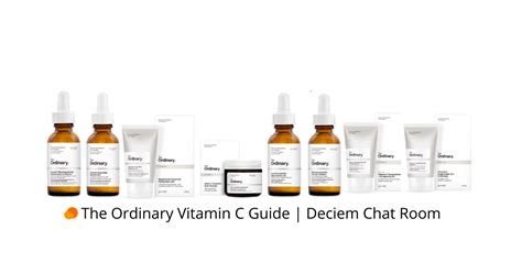 The Ordinary Vitamin C Guide - How To Choose Which One?
