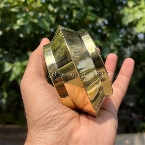 45mm Brass Heavy Kada – The Rajput Company