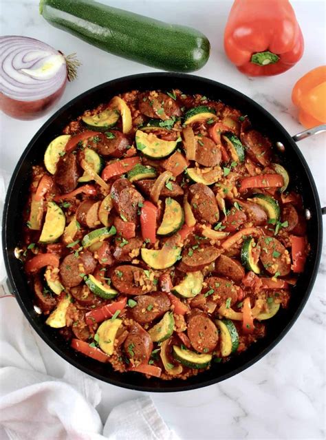 Cajun Sausage Skillet – Nutritious Deliciousness