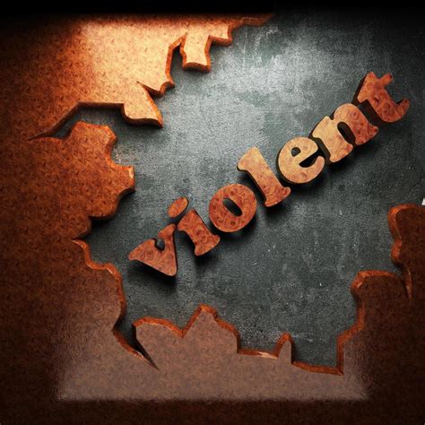 violent word of wood 6379754 Stock Photo at Vecteezy