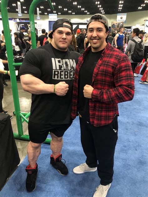Met the beast, Nick Walker at the LA Fit Expo today. He was very down