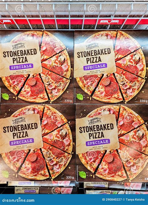 BIO Organic Vegetable Stonebaked Pizza Alfredo in the Freezer Section