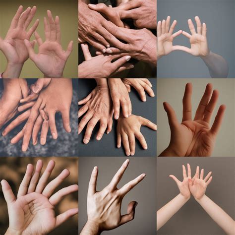 Person with five fingers on each hand - AI Generated Artwork ...