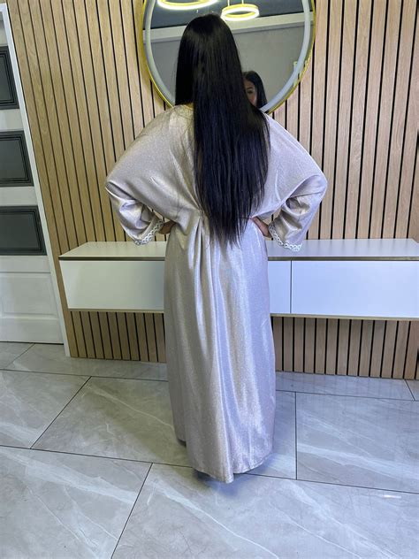Zee’s Eid Kaftaan - Nude – Zee Boutique