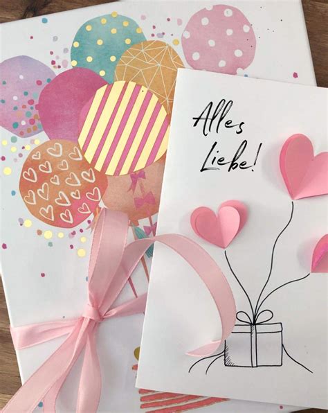 DIY Geburtstagskarte basteln auf Ellys Home