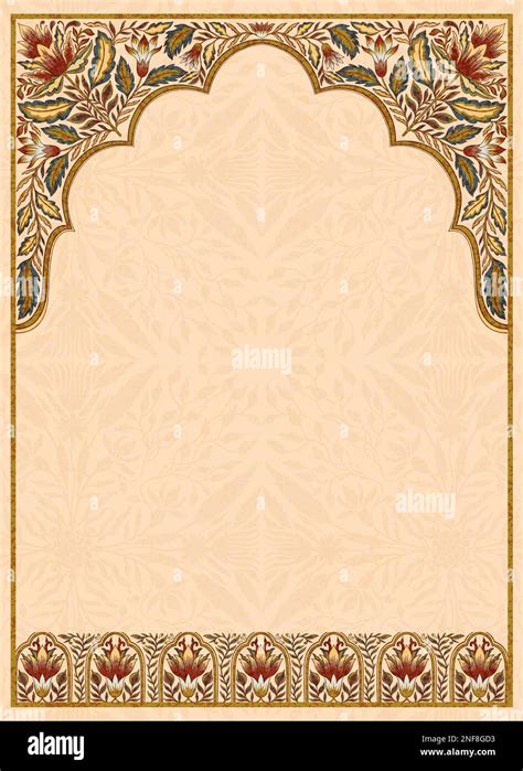 Traditional mughal motif Stock Vector Images - Alamy